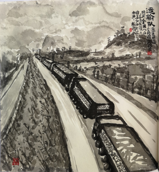 云南画家蔡绘抗疫作品选7-11（图4）