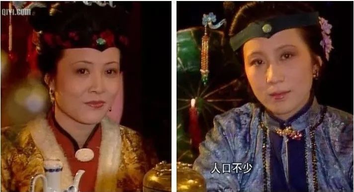 夫人们也是各色抹额换着戴