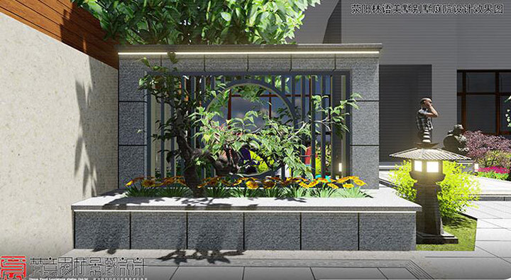 150平米庭院设计实景-郑州荥阳林语美墅