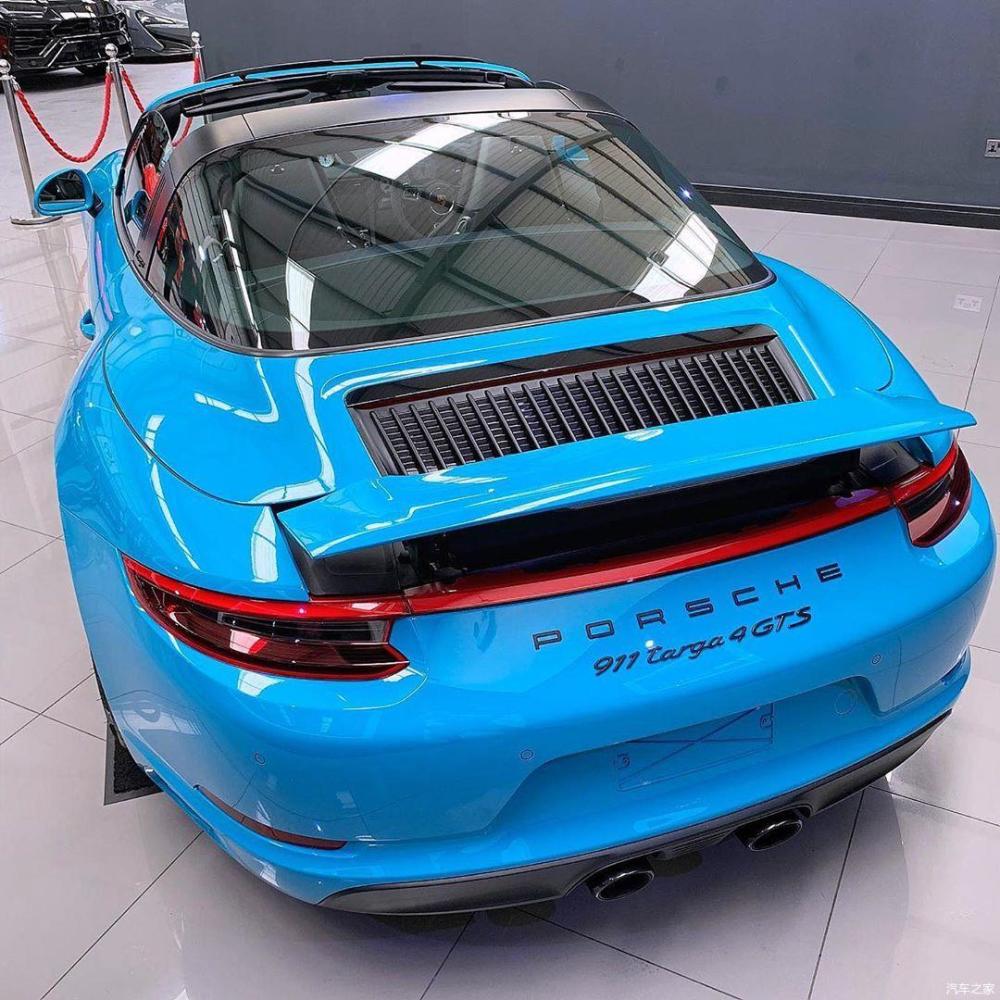 向往自由的"迈阿密蓝"保时捷911 targa 4 gts