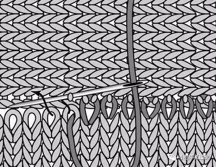 正针的无缝缝合: 微信公众号关注:小吕手工编织,看分类编织图文喜欢