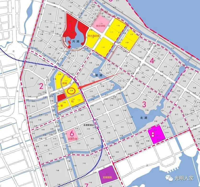 温州龙港新城部分城市规划设计图