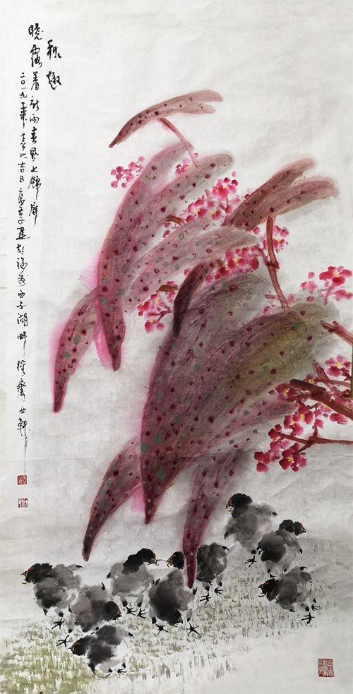 著名中国画家高季笙先生花鸟画作品欣赏