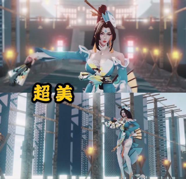 大神自制火舞mmd,身材比例是亮点,魅语修罗被强行cp