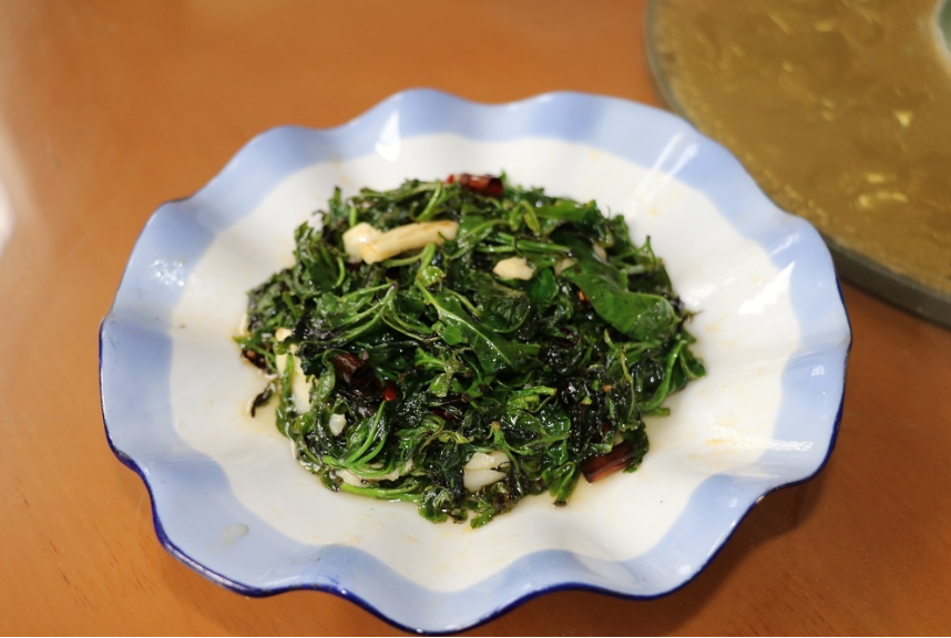 舌尖上的新平:茶叶菜,龙爪菜