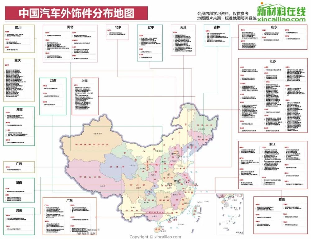 2020中国汽车电子企业分布地图,迅速了解产业格局!