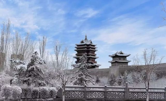 漫天春雪来,雪景美如画!邀你共赏大同雪景