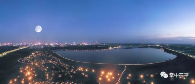 茌平金牛湖景区邀您赏夜景!