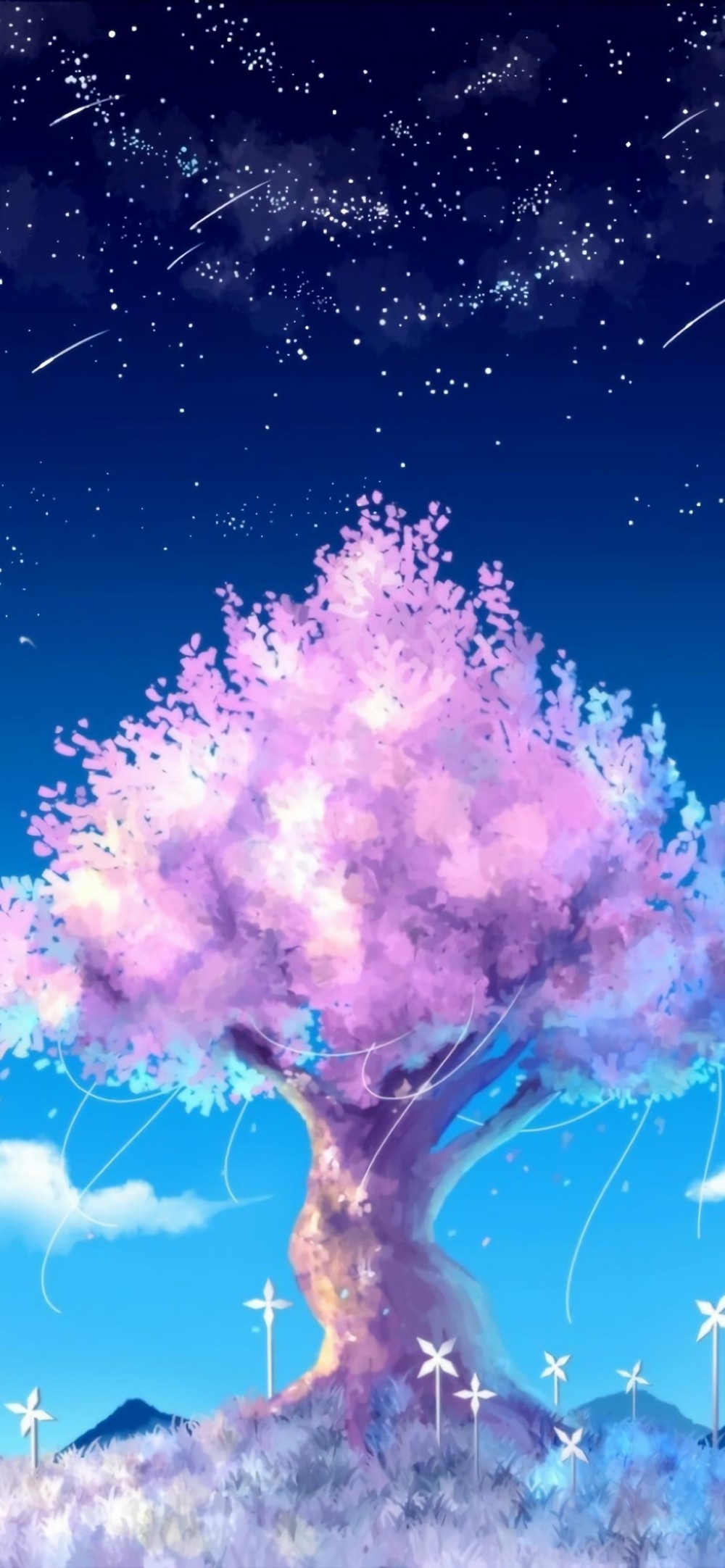 日本樱花动漫场景手机唯美图片壁纸