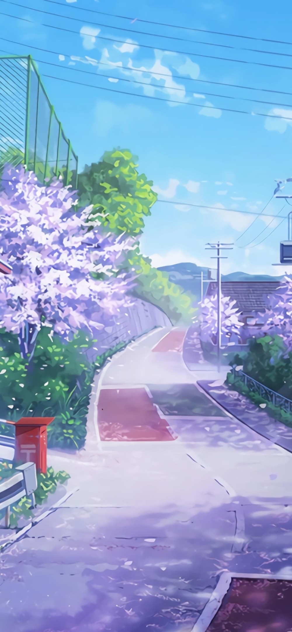 日本樱花动漫场景 手机唯美图片壁纸