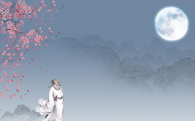 诗仙李白举头仰望明月,低头哀悼友人