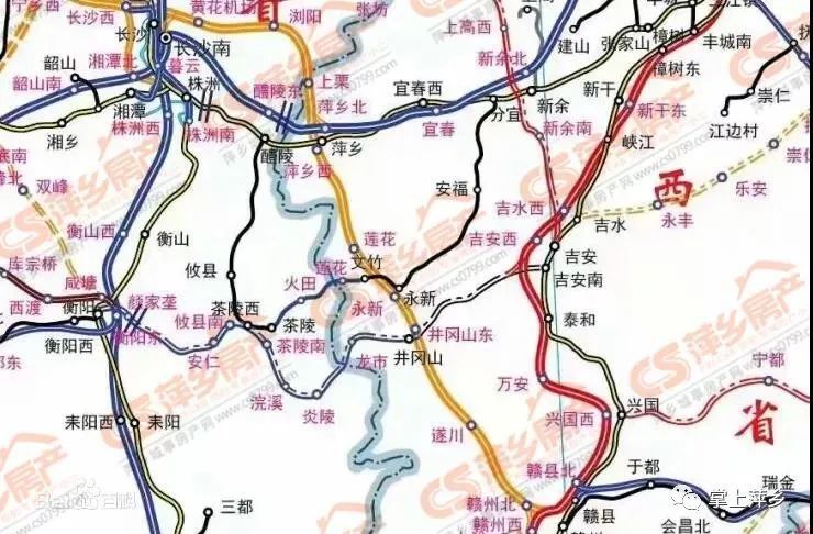 长赣铁路,又名长赣高铁,位于湖南东部和江西西南部.