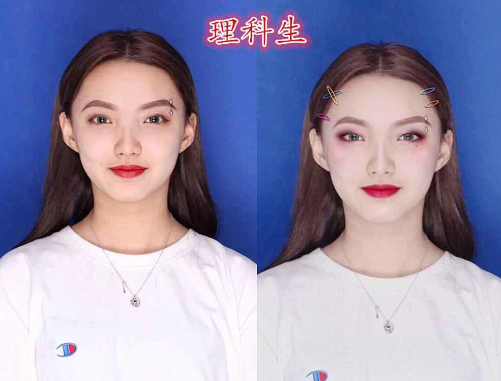 有种"泫雅妆"叫"证件照",舞蹈生vs文科生,看到美术生