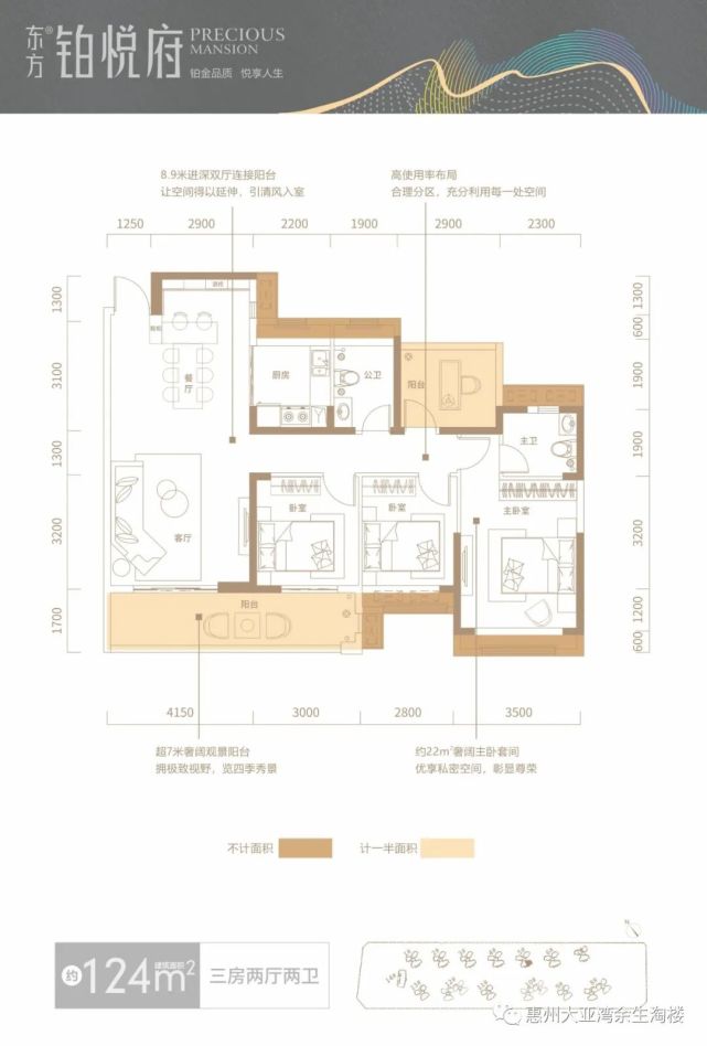 惠州惠阳东方铂悦府目前在售2#/6#/7#/12#折后价12500