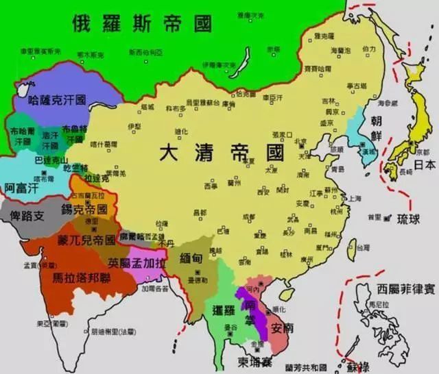 古代中国历史上,哪个朝代的国土面积最大?