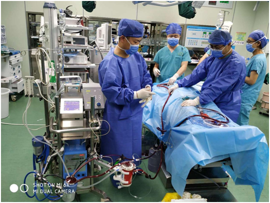 遵医附院胸外科采用ecmo杂交手术成功救治重症胸外伤患者一例