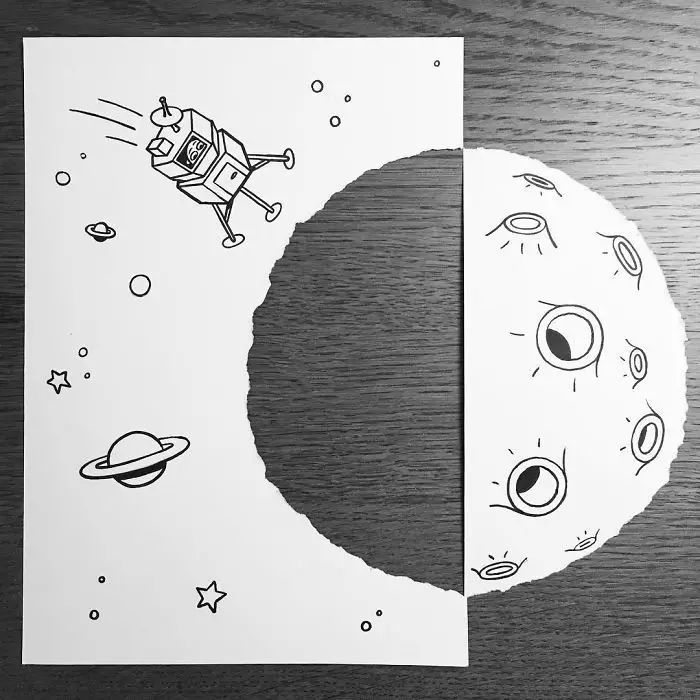没有一张a4纸,能逃出插画师的"魔爪"!