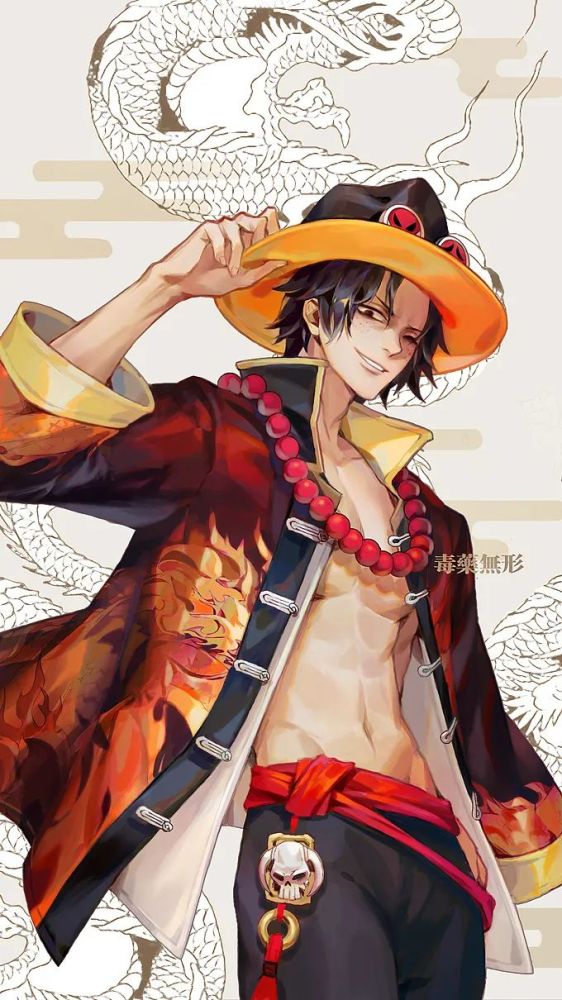 新媒力:中国风海贼王人物插画