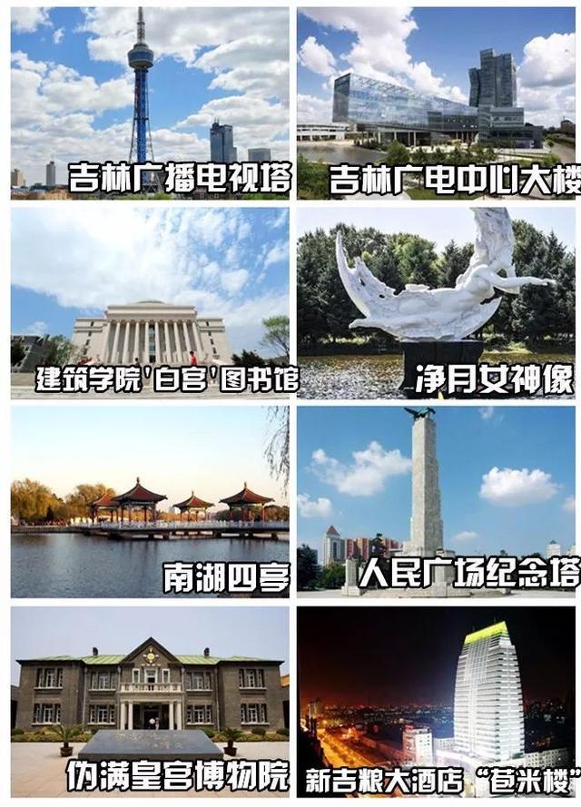 长春的地标 从历史建筑到现在的高楼大厦, 还有风景名胜,特色游玩项