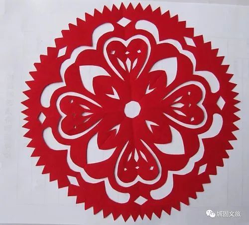 汉中城固剪纸艺术,这样的喜花你见过吗