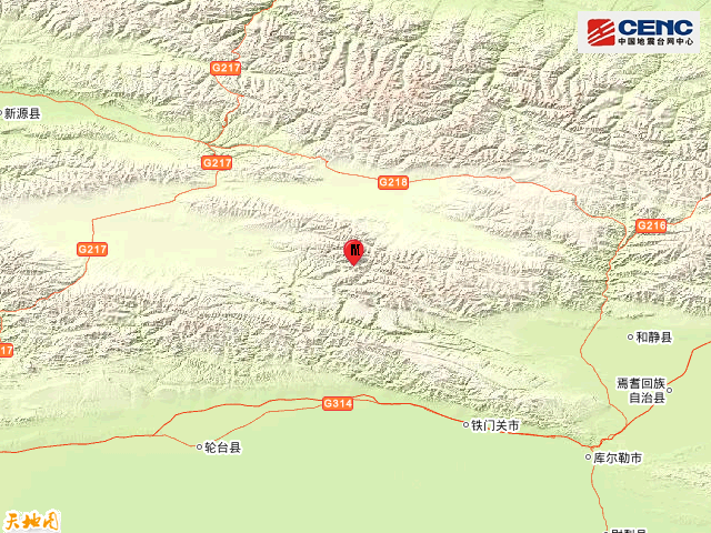 新疆巴音郭楞州和静县发生3.2级地震
