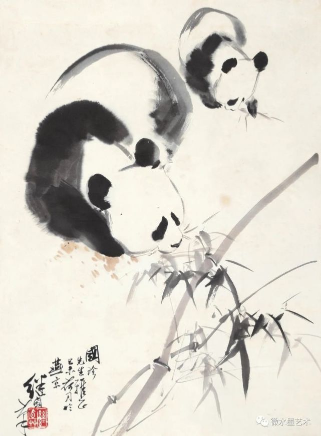 国宝级画家画国宝,好可爱