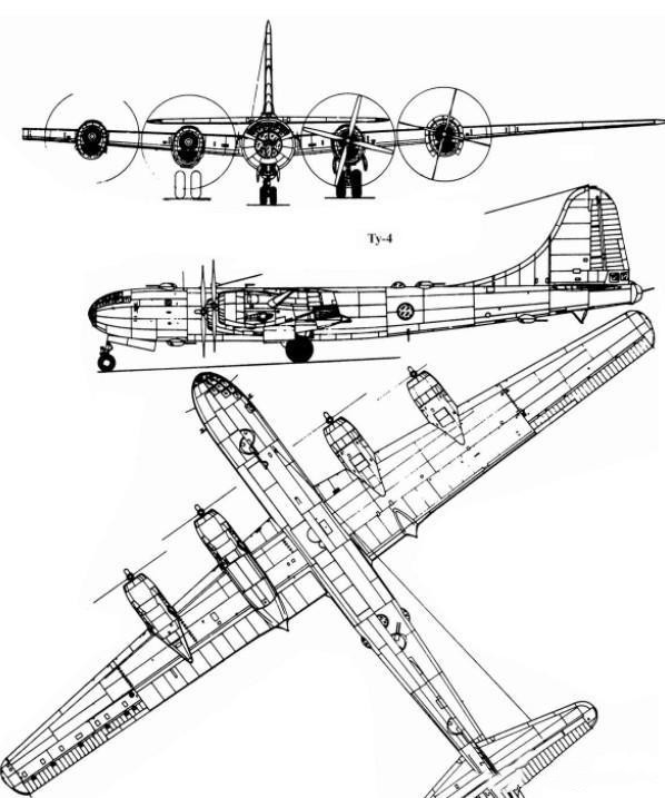 红色空中堡垒,苏联仿制美国的远程战略轰炸机,图-4轰炸机发展史