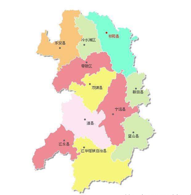永州市各县人口排_永州市各县地图