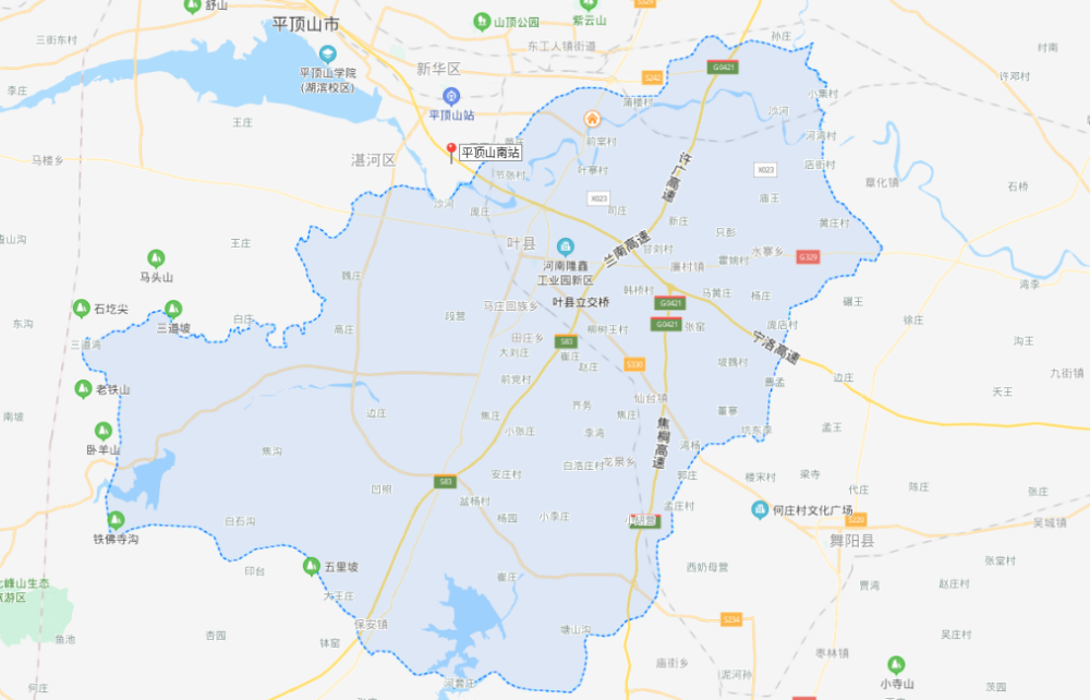 叶县有必要建高铁站吗?可与平顶山共享一站,相距仅十公里