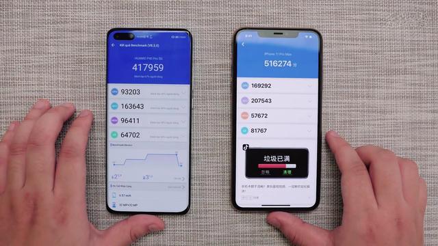 华为p40pro和iphone11promax性能对比:这差距大多了