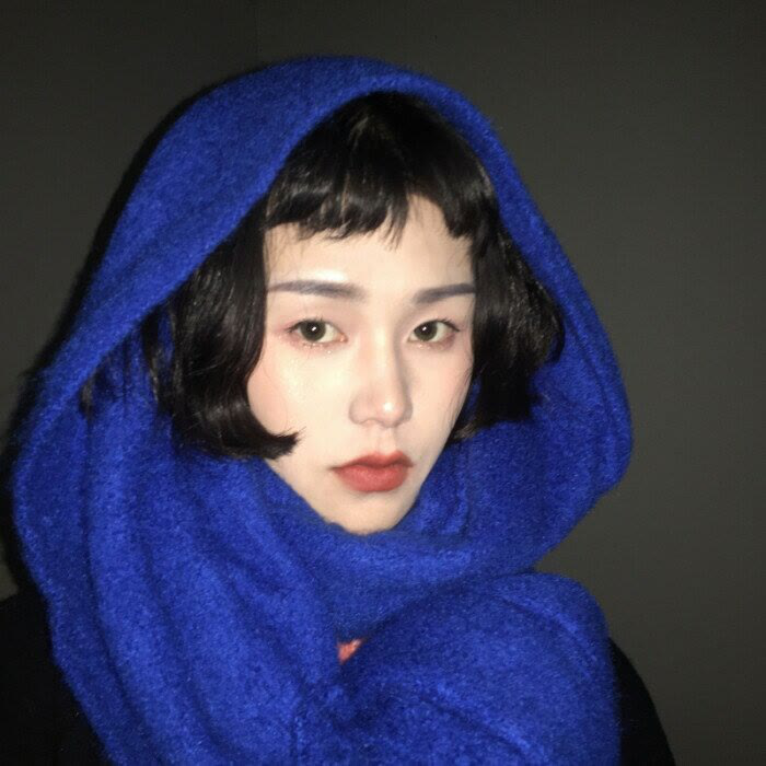 蓝色系·女生头像:想做星河水手,带你漫游整个宇宙!