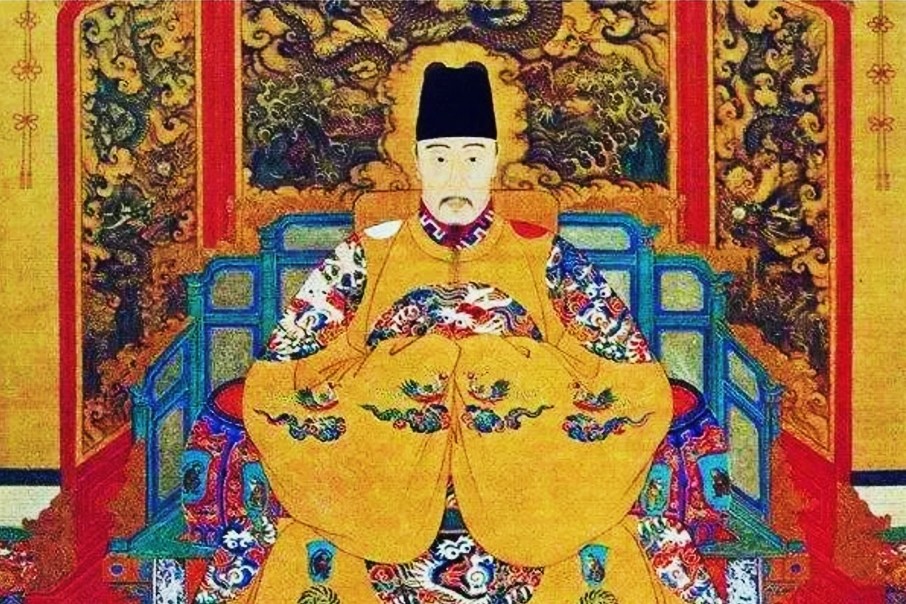 始建大高玄殿的明嘉靖皇帝画像.