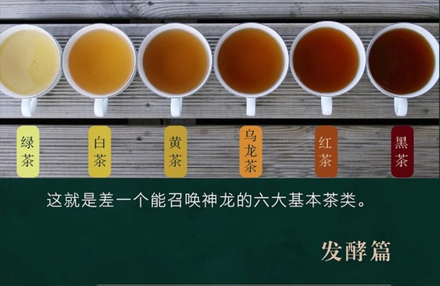 六大茶类说来也不多,总是分不清呢?今天小茶就把六大