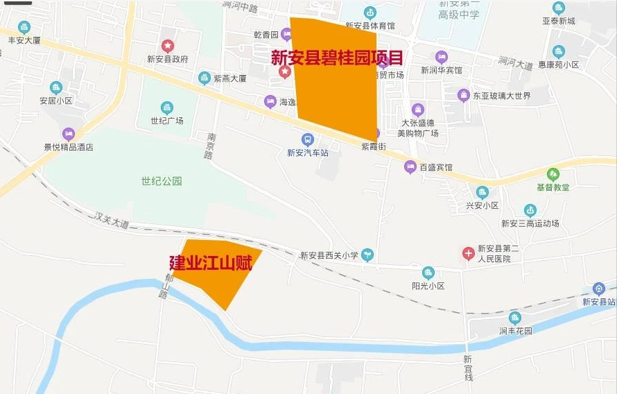 第一个项目是建业江山赋,位于新安县铁塔山西侧,涧河北侧,项目即将入