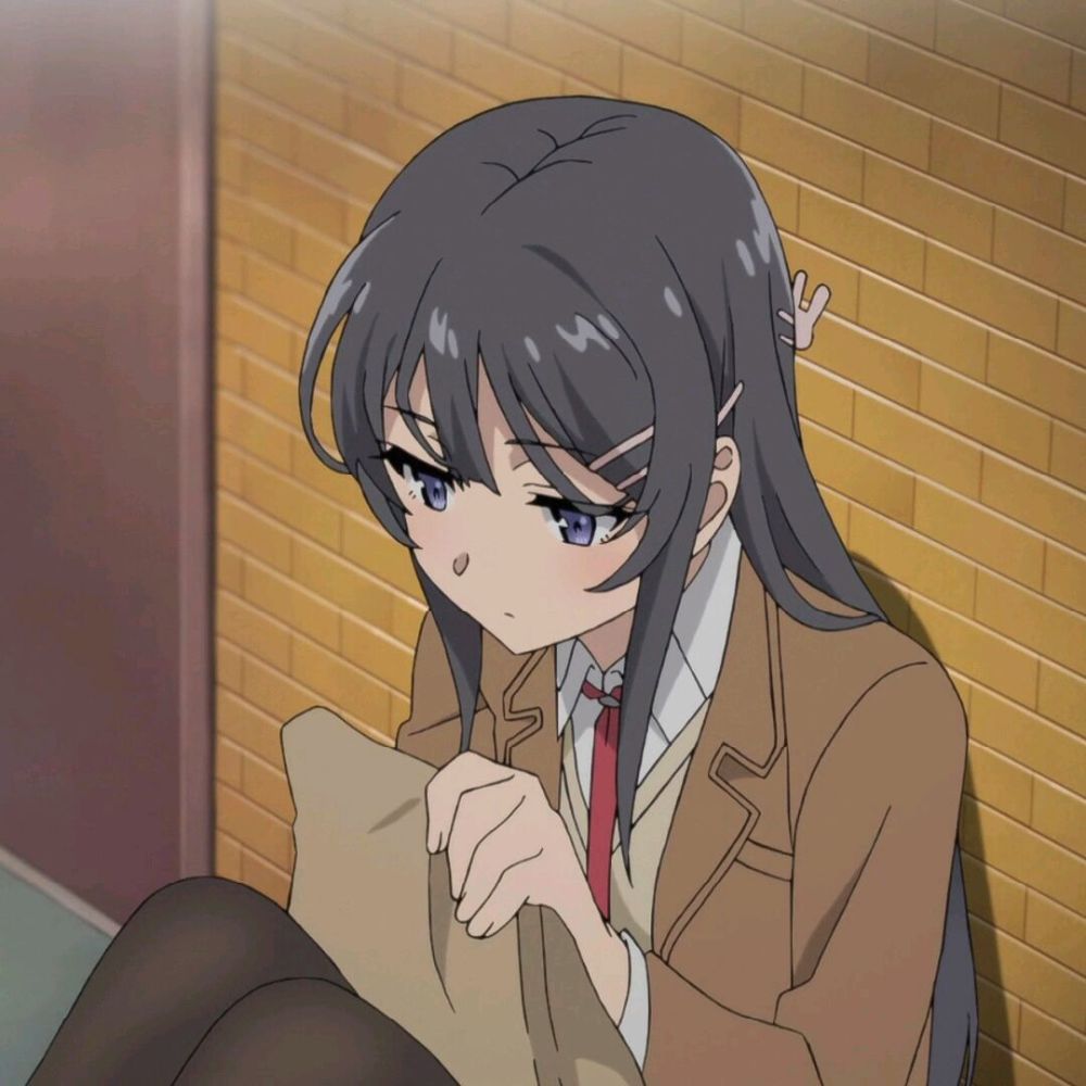 动漫女生头像 你也喜欢麻衣学姐吗