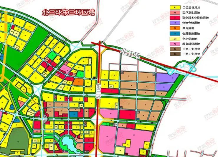 保定中心城区用地布局规划图和主城区控制性详细规划发布