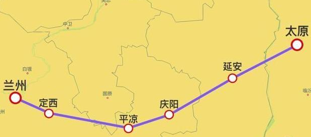 陕西规划修建兰太高铁,全长有870公里,设计时速350公里!