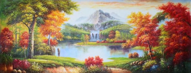 著名油画家管俊作品赏析
