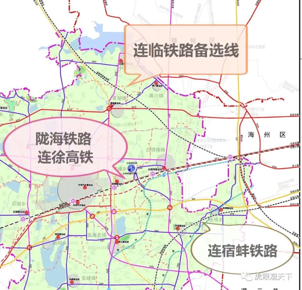 连云港东海县发布最新版城市规划 城区建设用地及人口