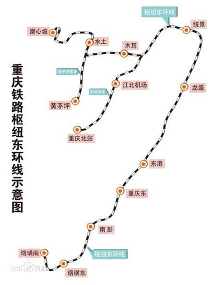 重庆铁路枢纽东环线铺轨!龙盛站到庙坝站将最先通车