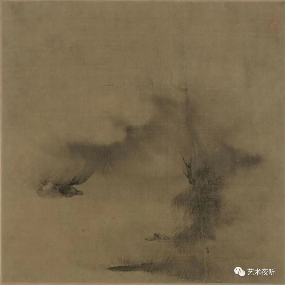 梁楷《泽畔行吟图》