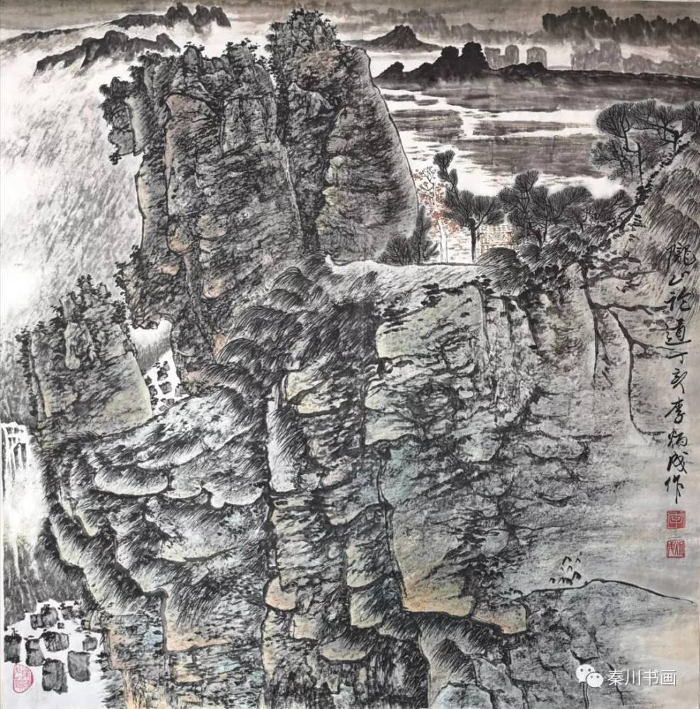 画家李炳成山水画作品欣赏