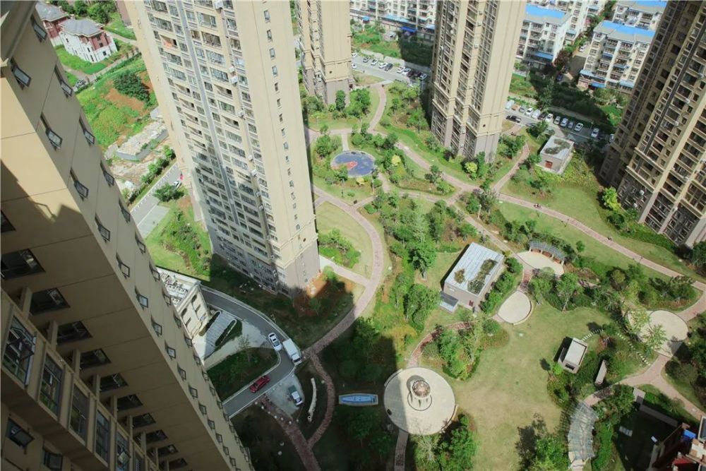 随园嘉墅高层俯视实拍图
