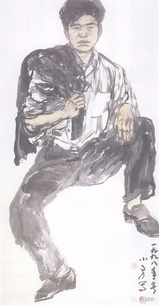 水墨画不管用什么形式去表现,都要保持住中国画笔痕的特殊美 感,用笔