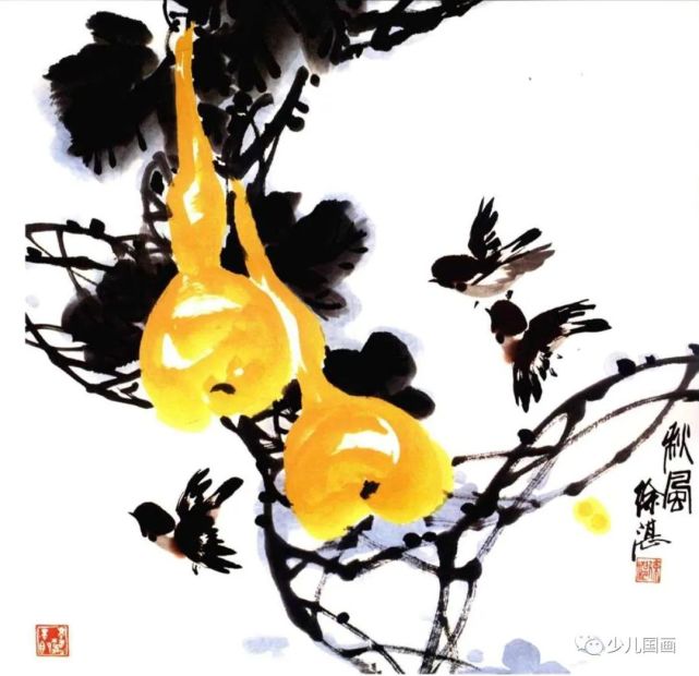 学国画:葫芦的画法