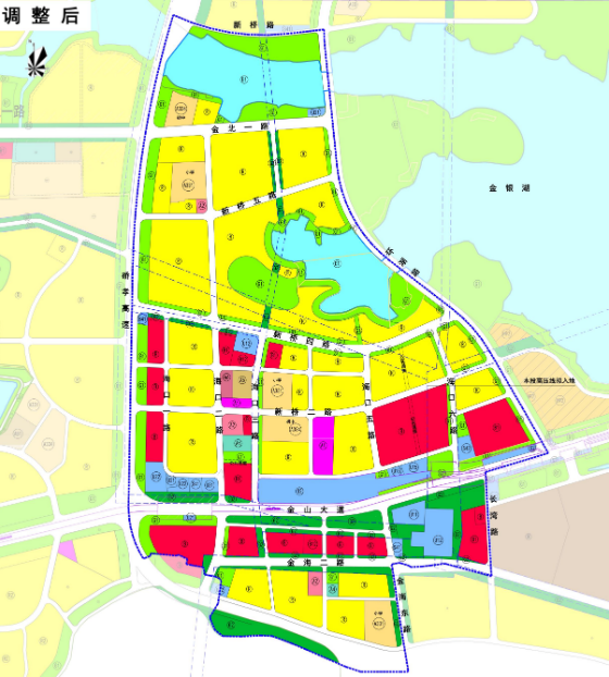 金银湖街西南单元调整意向方案公示|东西湖区|金银湖|金山大道|规划局