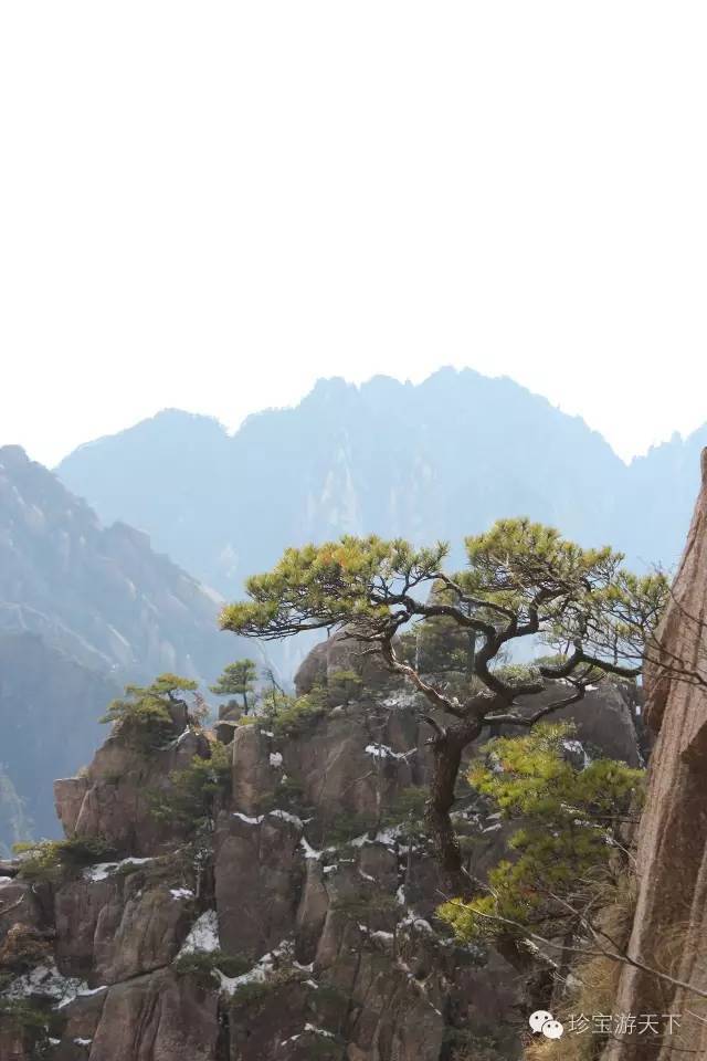 黄山--自然风光仙人晒靴(北海景区)