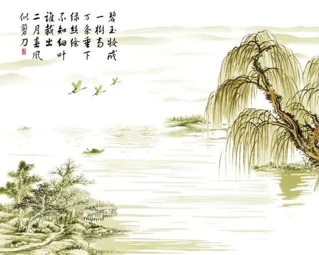 贺知章的一首经典诗,语言清丽,意境澄明悠远,惊艳了千年的时光