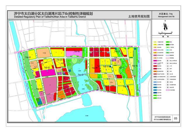 看卫星图和规划图,济宁北湖湾还将有更大发展