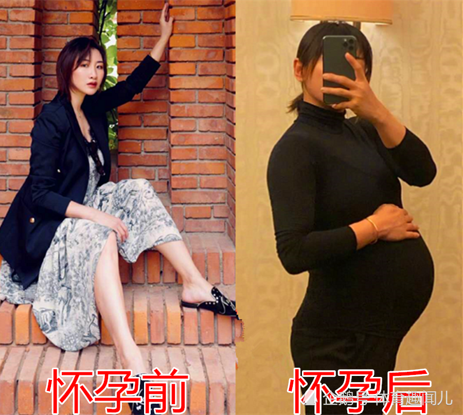 怀孕前vs怀孕后何雯娜发福郭碧婷长胖看到张子萱被陈赫宠上天